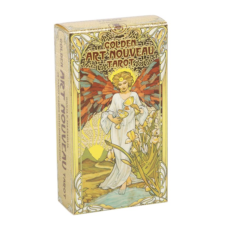 Golden Art Nouveau Tarot Cards