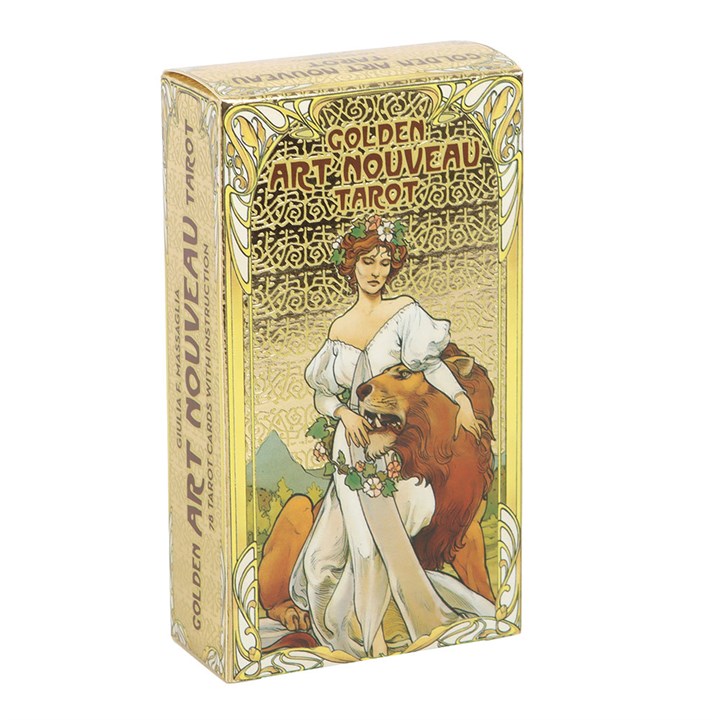Golden Art Nouveau Tarot Cards